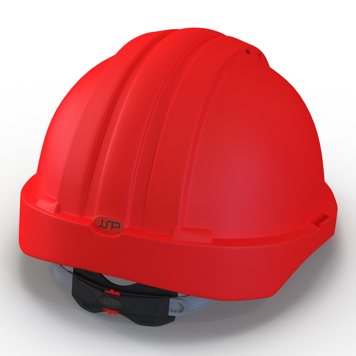 Safety Helmet Red 3D