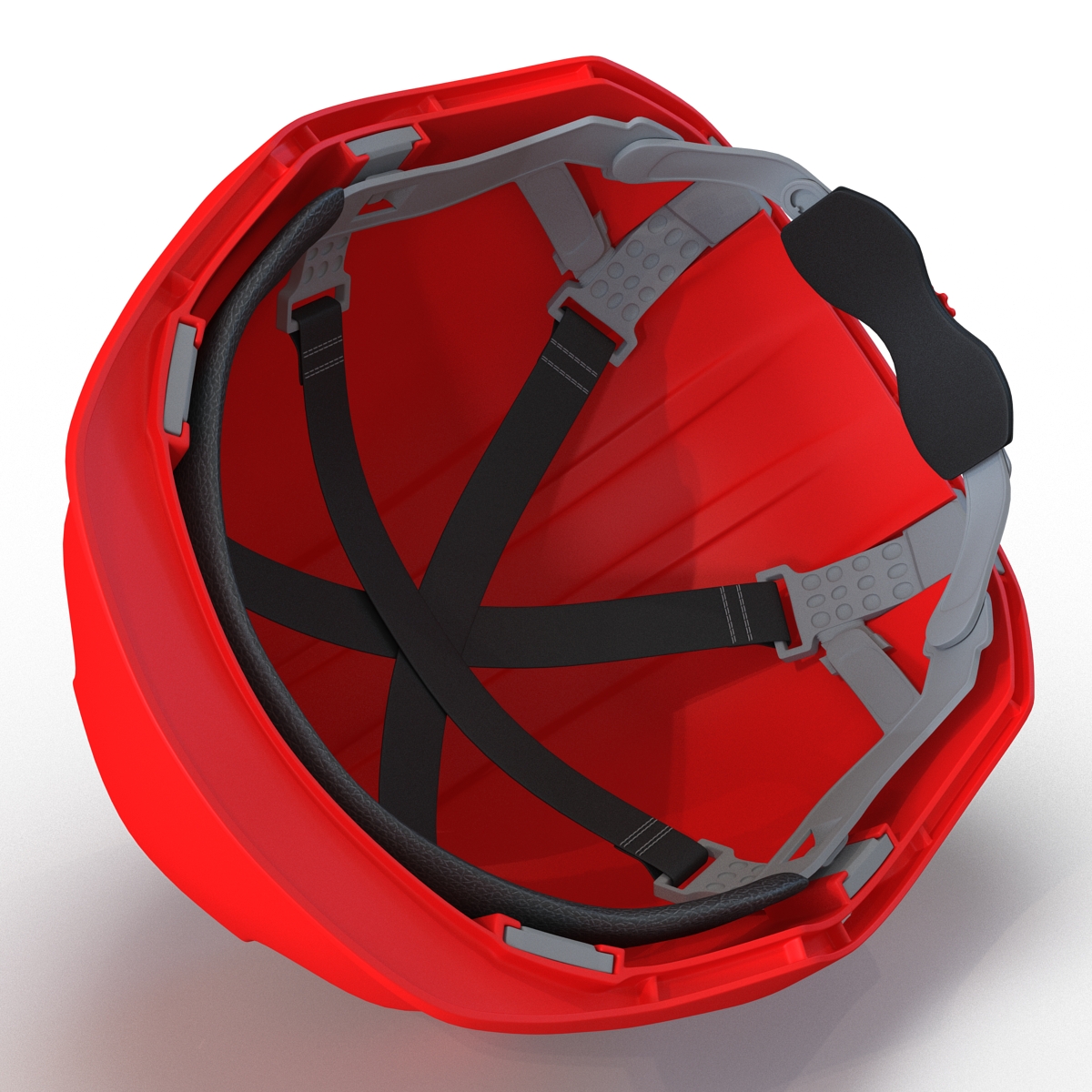 Safety Helmet Red 3D