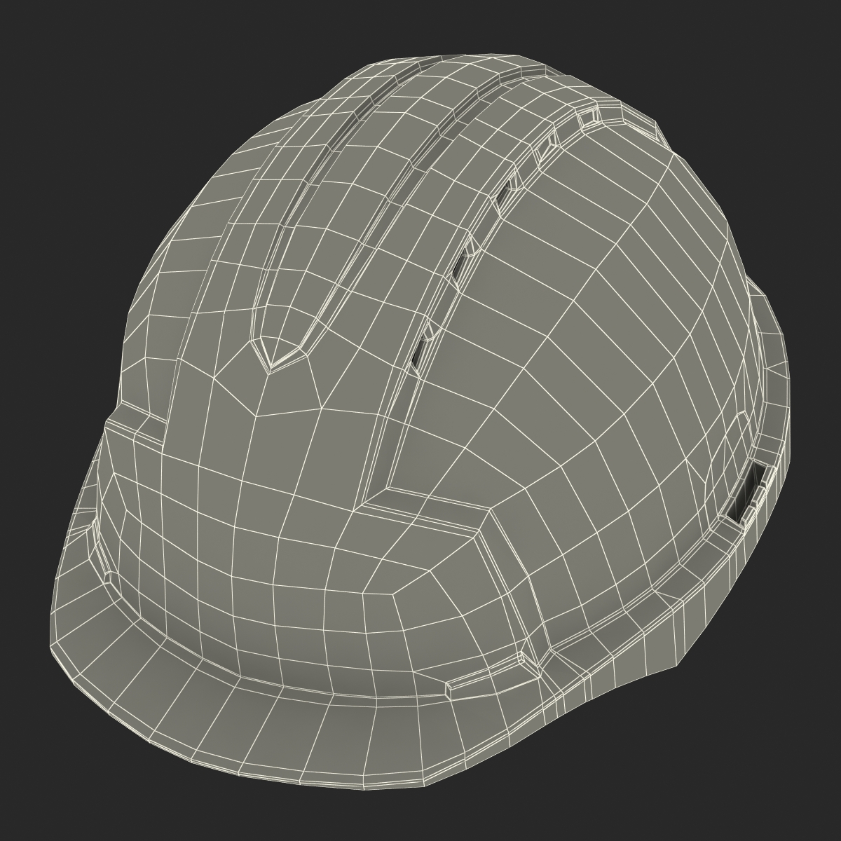 Safety Helmet Red 3D