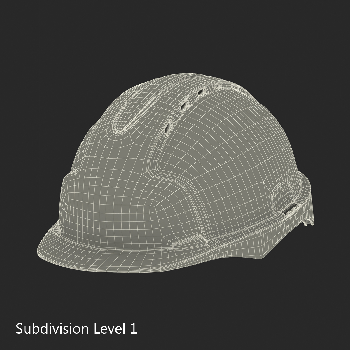 3D model Safety Helmet Yellow