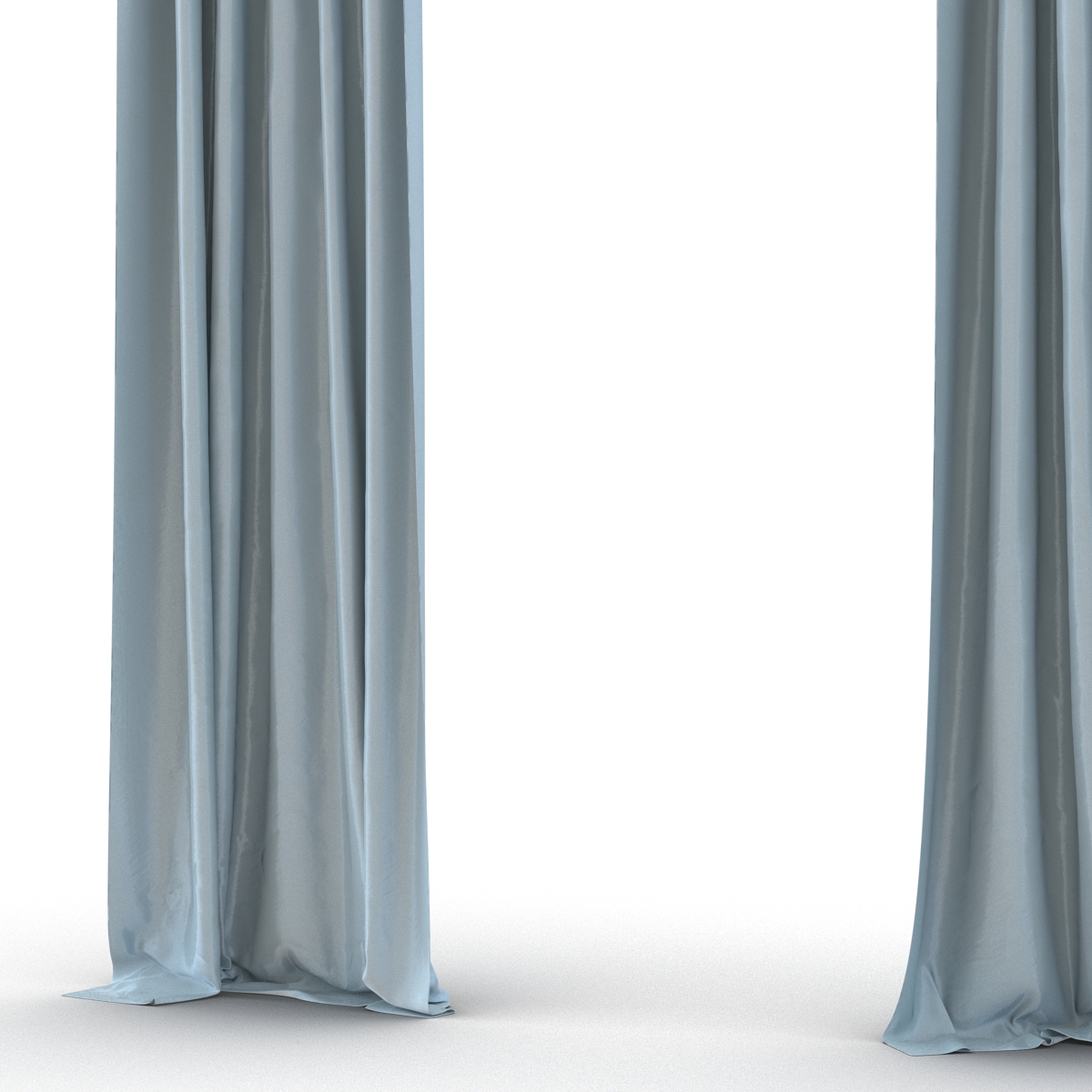 Curtain 5 Blue 3D model