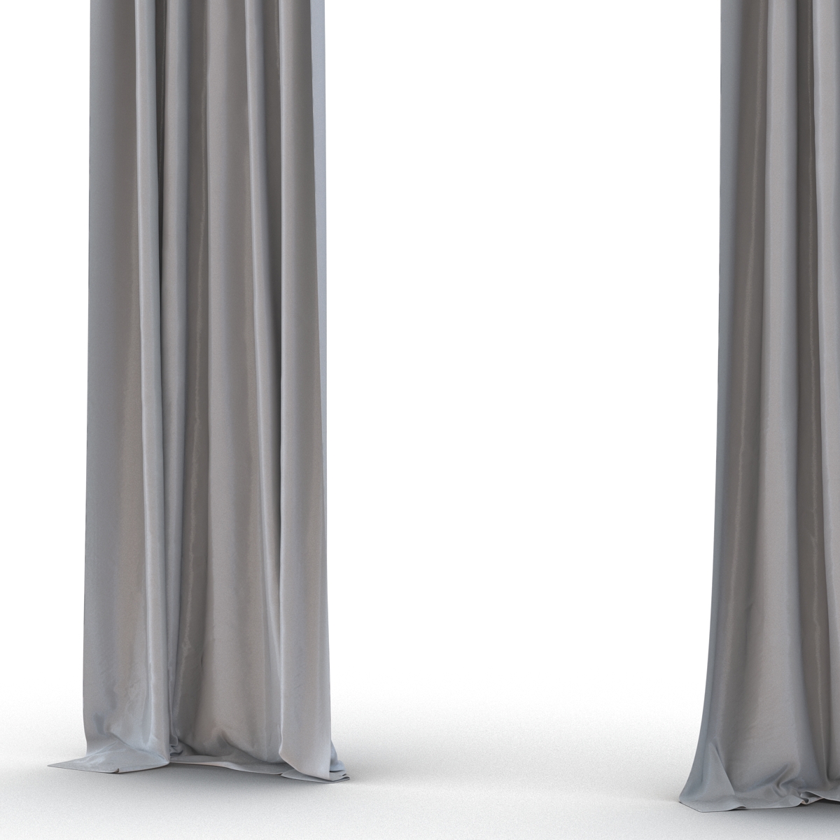 Curtain 5 Gray 3D model