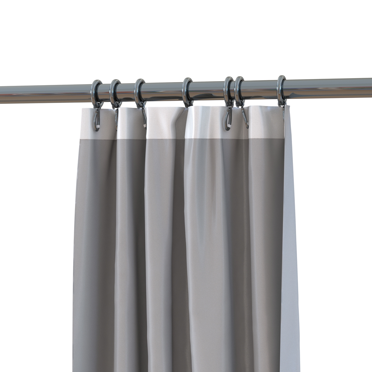 Curtain 5 Gray 3D model