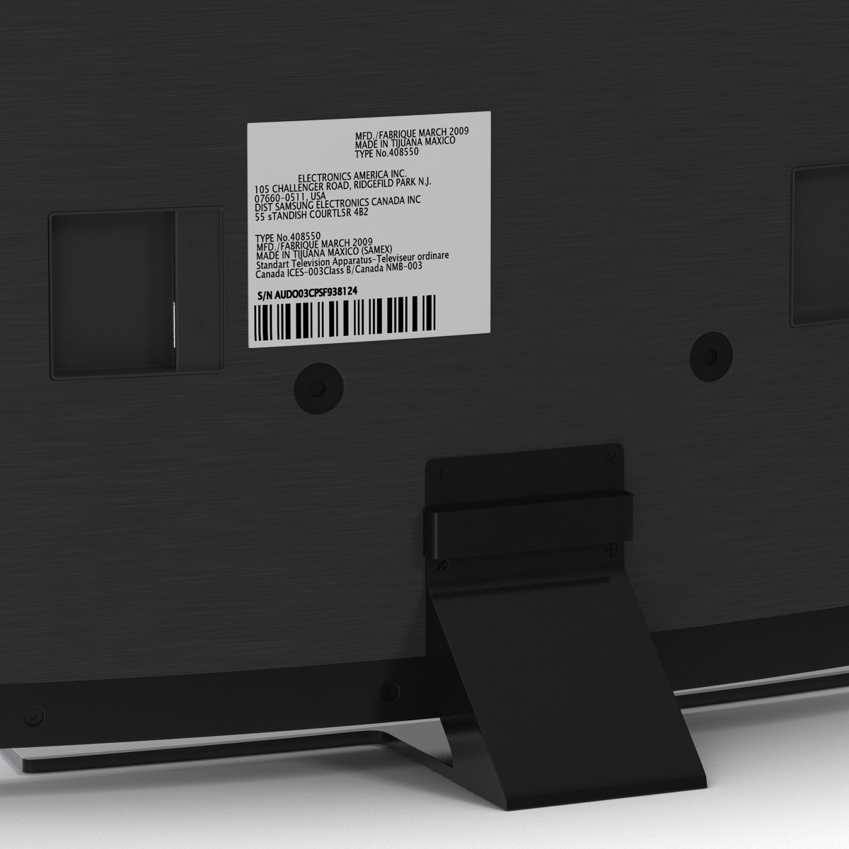 Generic Curved TV 2 3D model