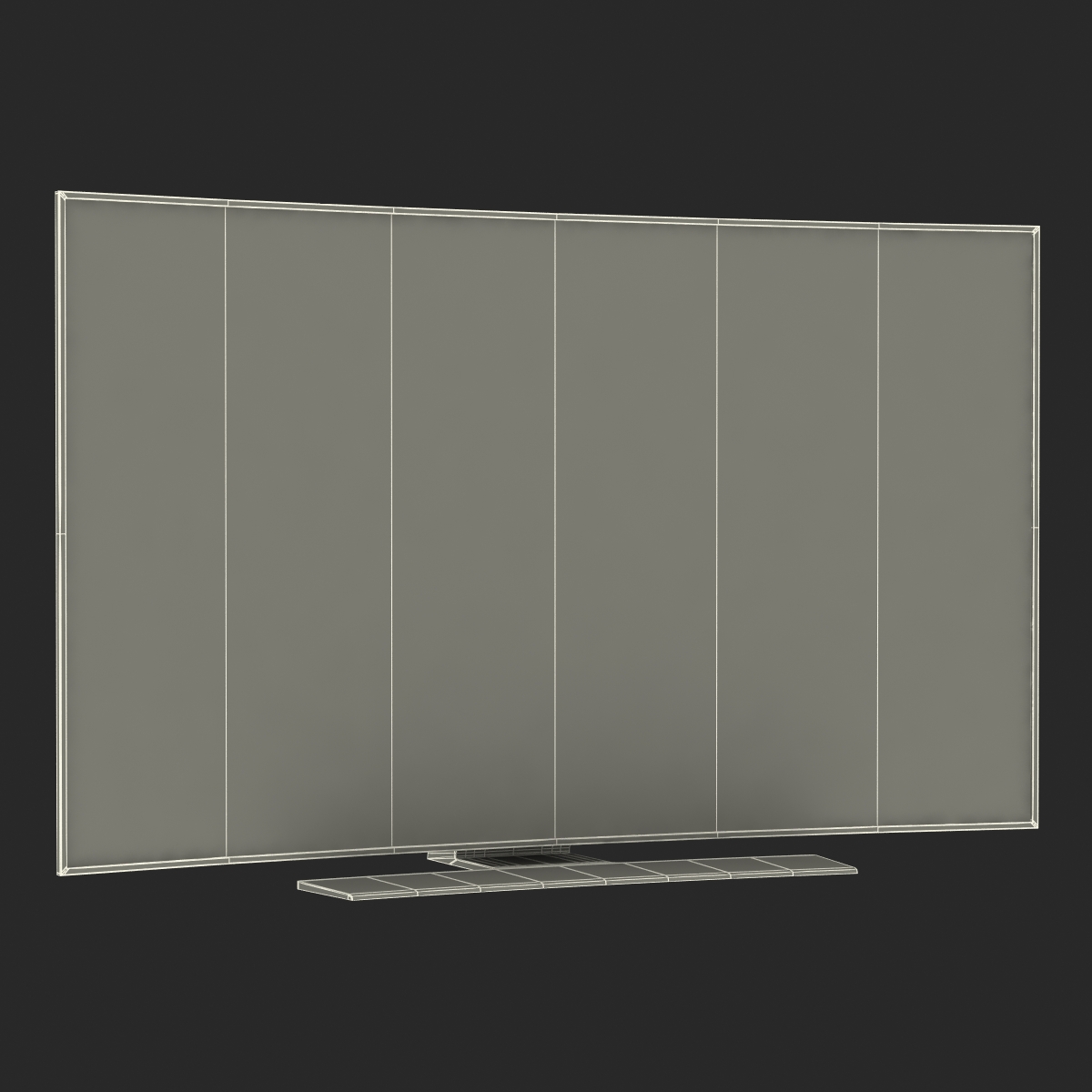 Generic Curved TV 2 3D model