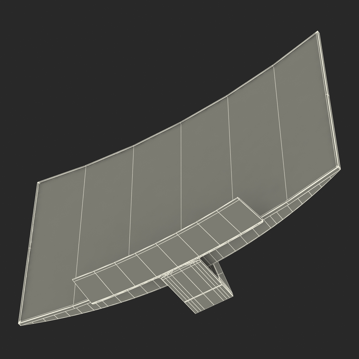 Generic Curved TV 2 3D model