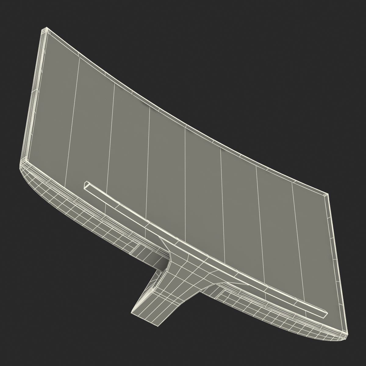 Generic Curved TV 3 3D model