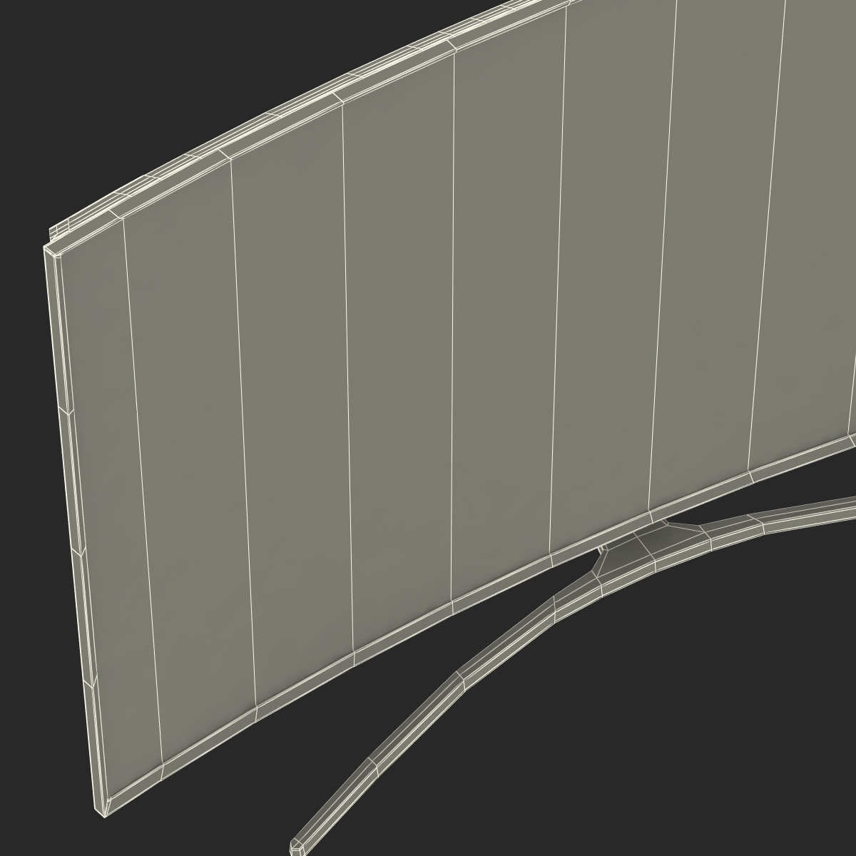 Generic Curved TV 4 3D model