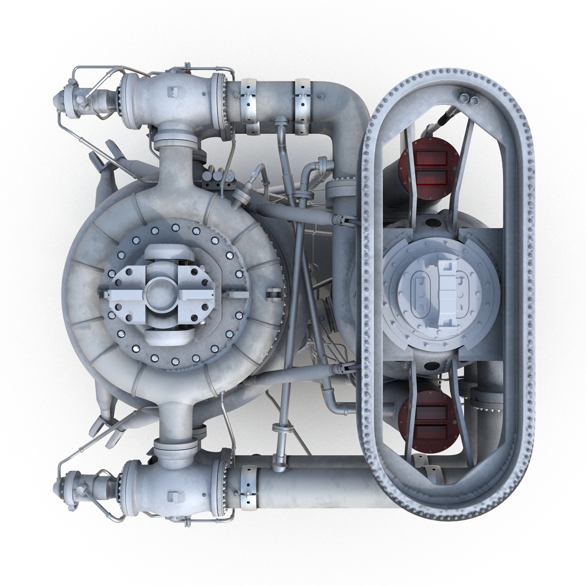 3D Rocket Engine model