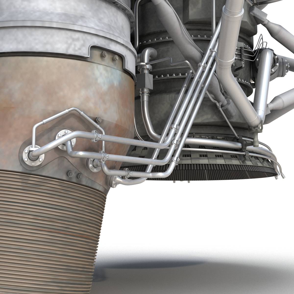 3D Rocket Engine model