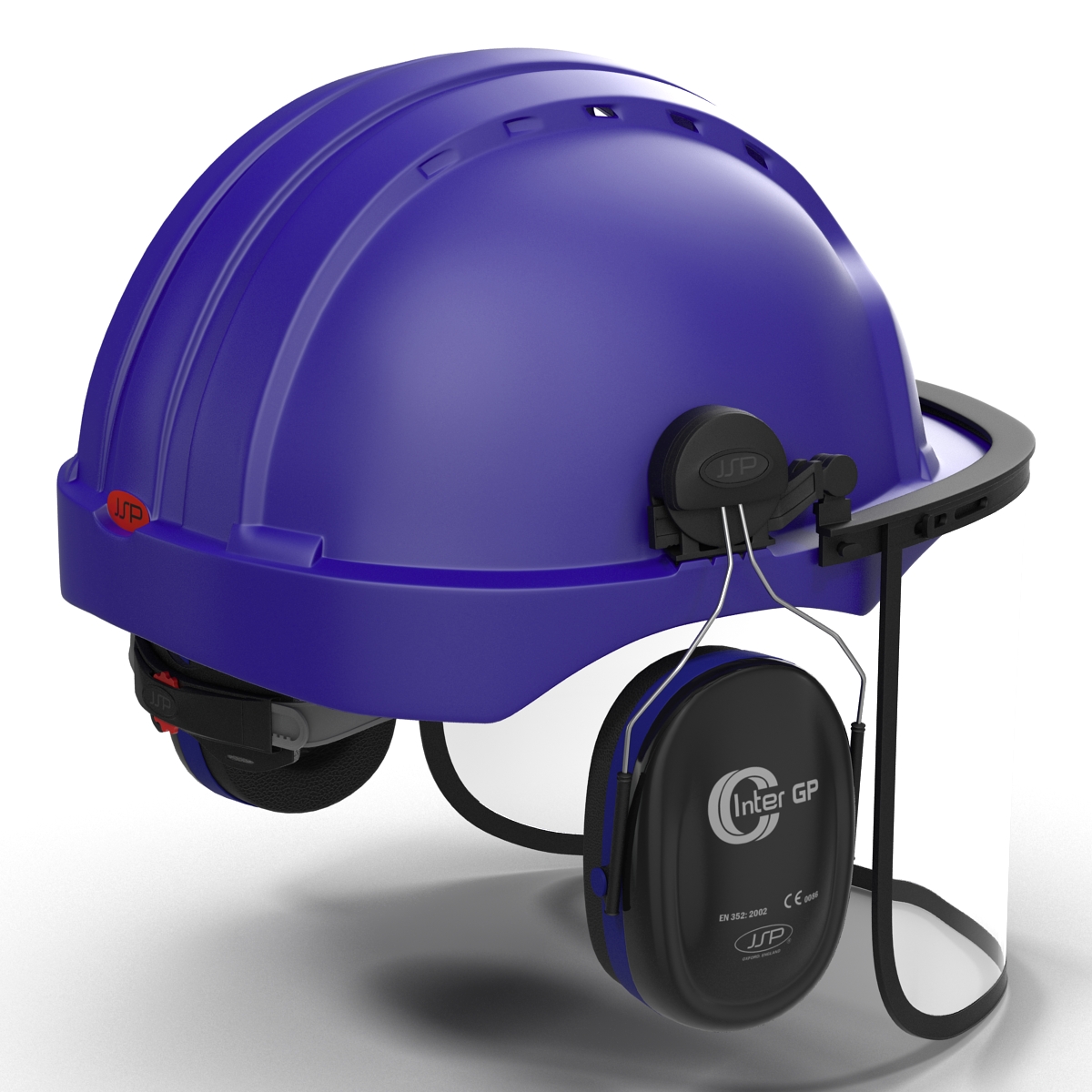 3D model Safety Helmet 2 Blue