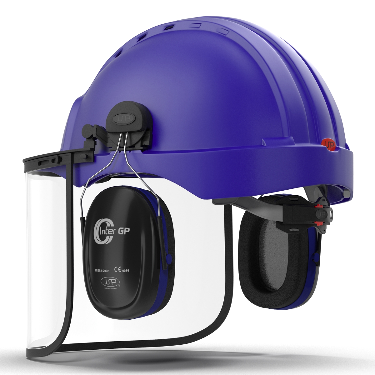 3D model Safety Helmet 2 Blue