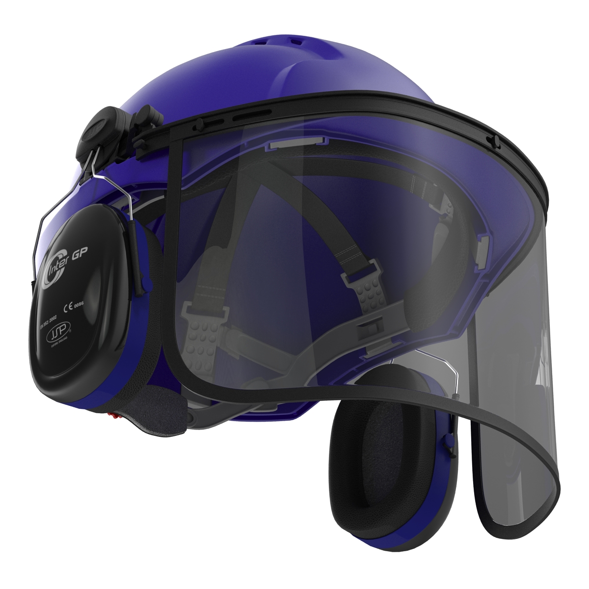 3D model Safety Helmet 2 Blue