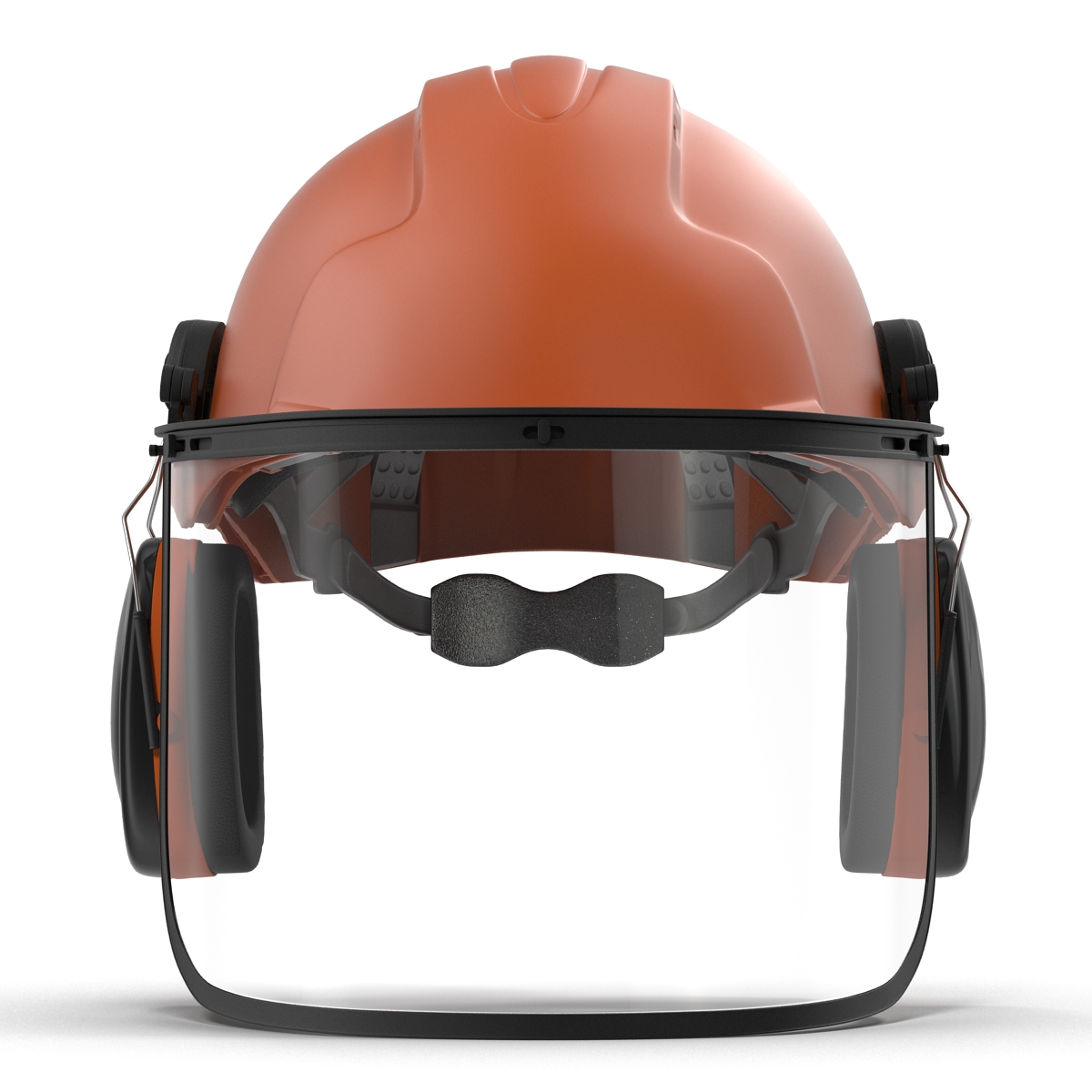 Safety Helmet 2 Orange 3D