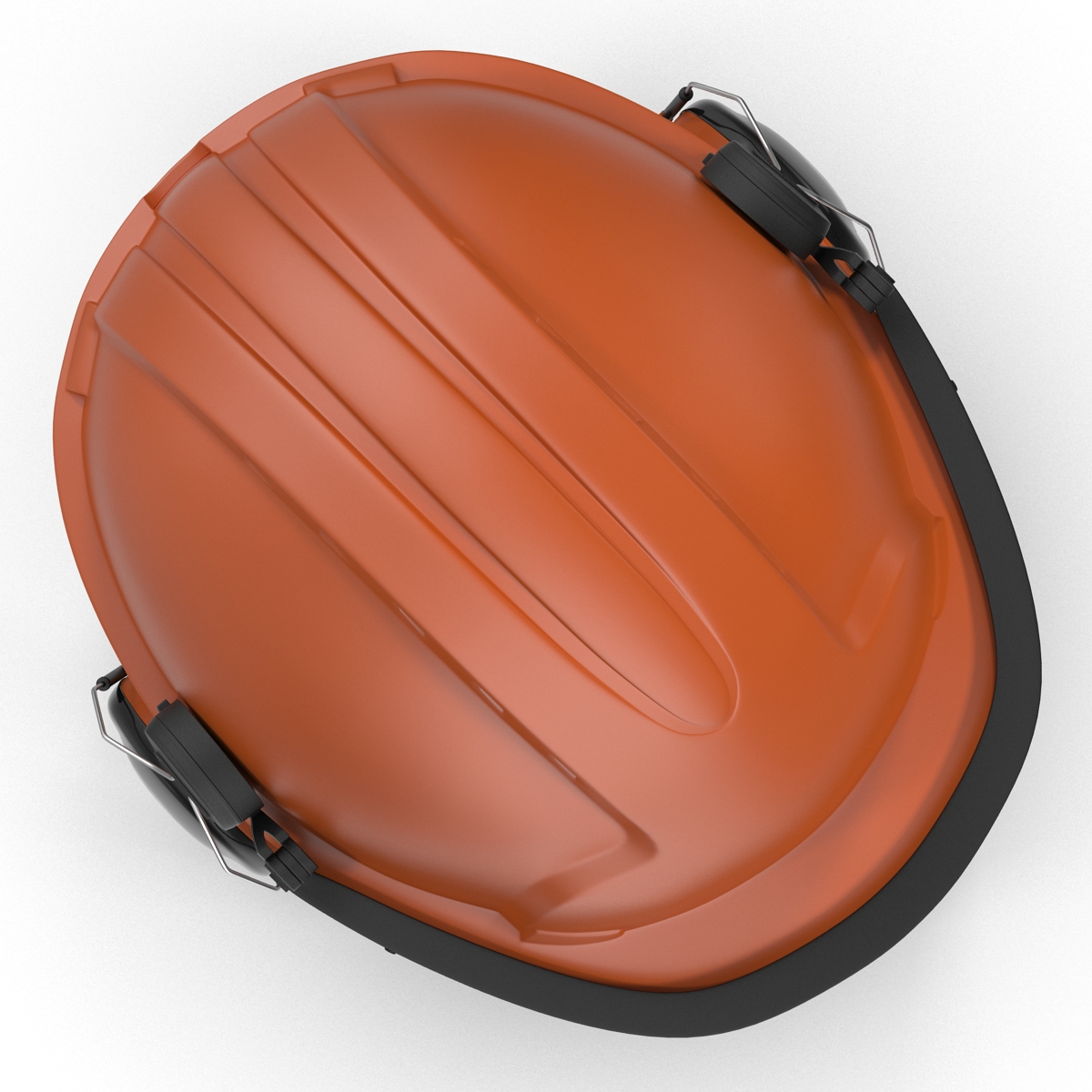 Safety Helmet 2 Orange 3D