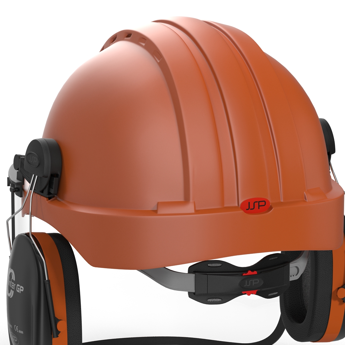 Safety Helmet 2 Orange 3D