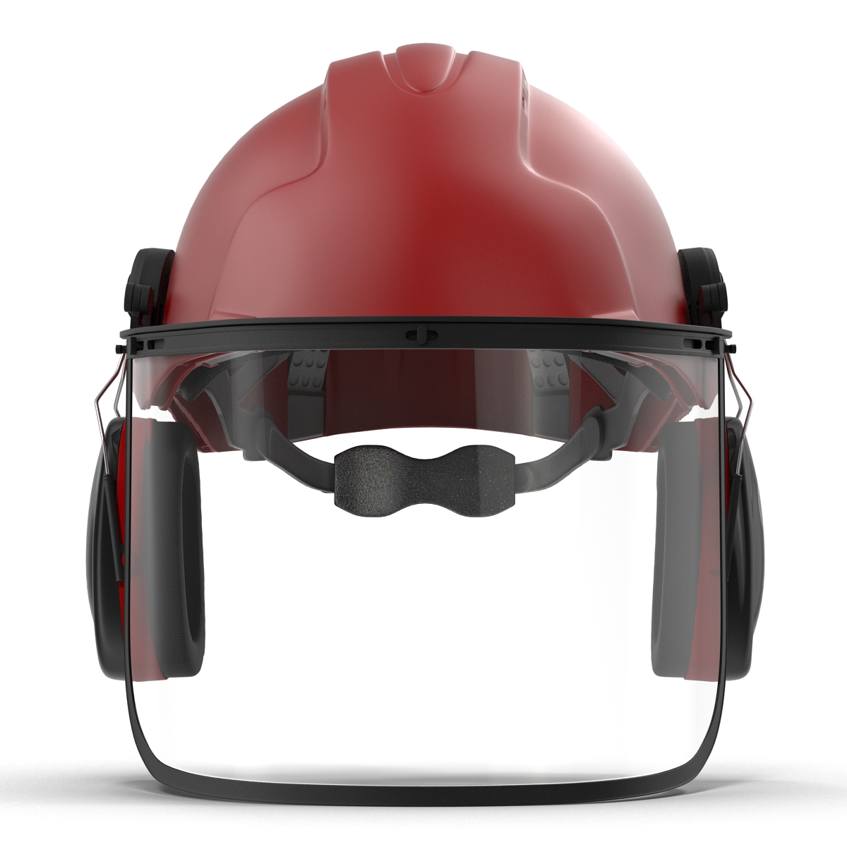 Safety Helmet 2 Red 3D model