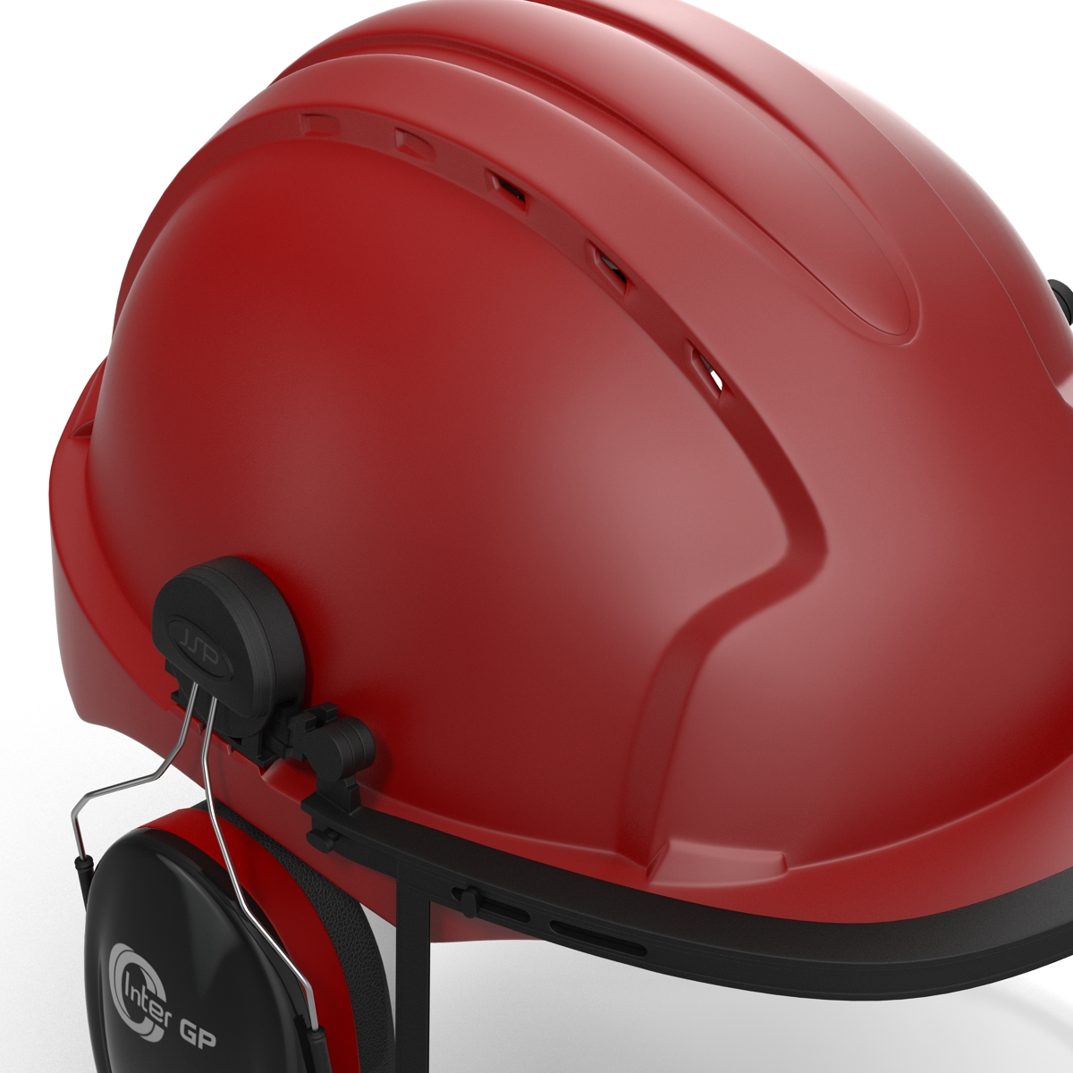 Safety Helmet 2 Red 3D model