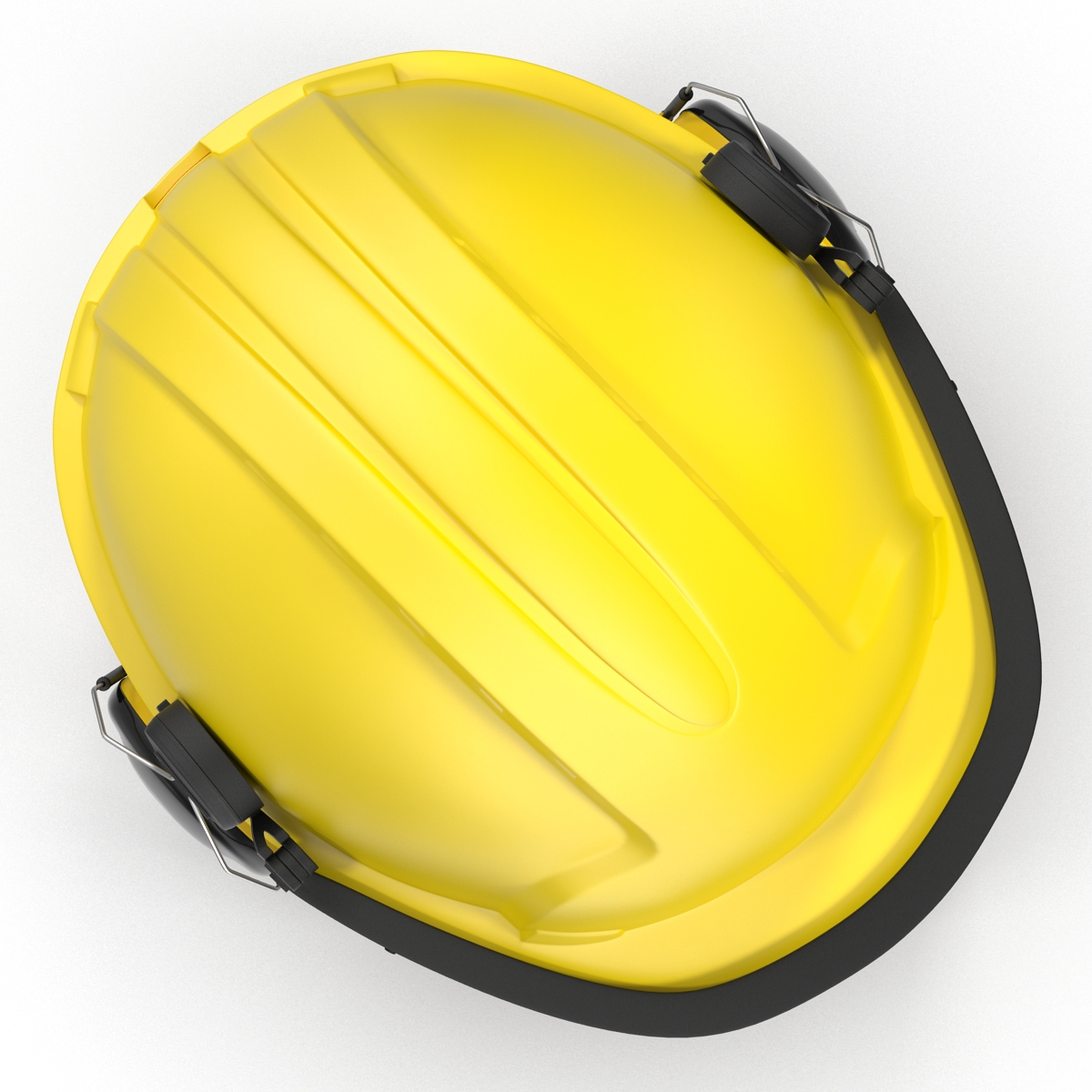 Safety Helmet 2 Yellow 3D