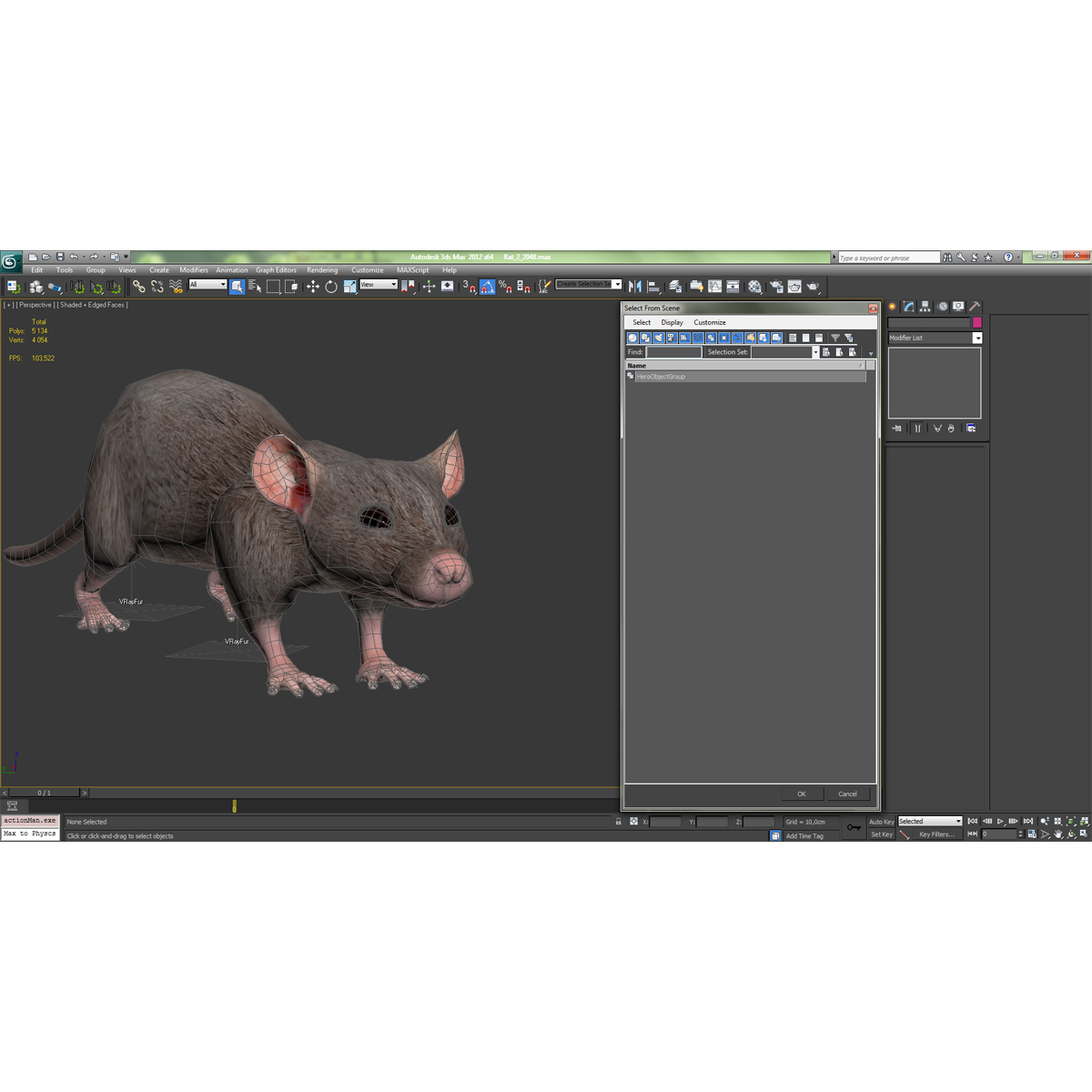 Rat 2 3D model