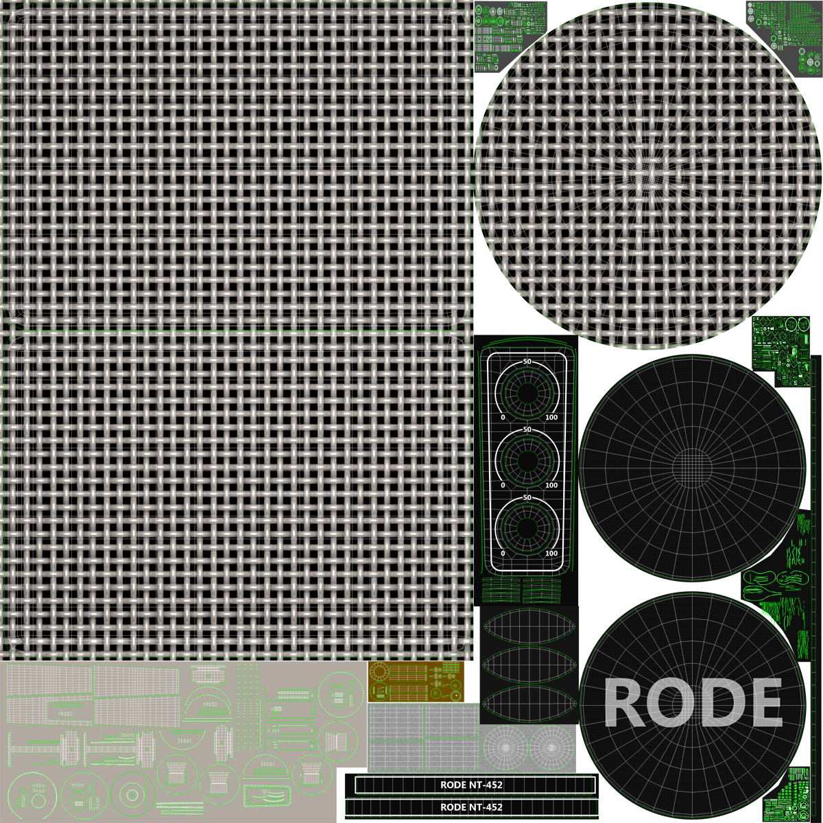 Studio Microphone Rode 2 3D model