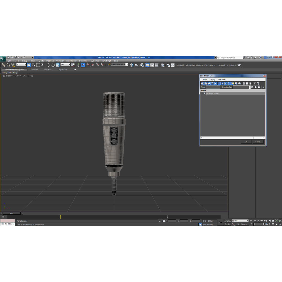 Studio Microphone 4 3D model