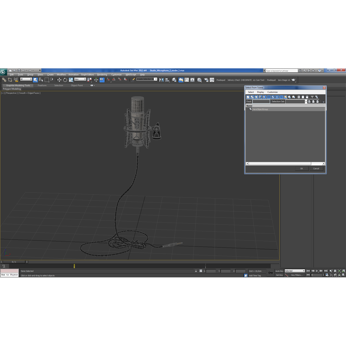 Studio Microphone 2 3D model