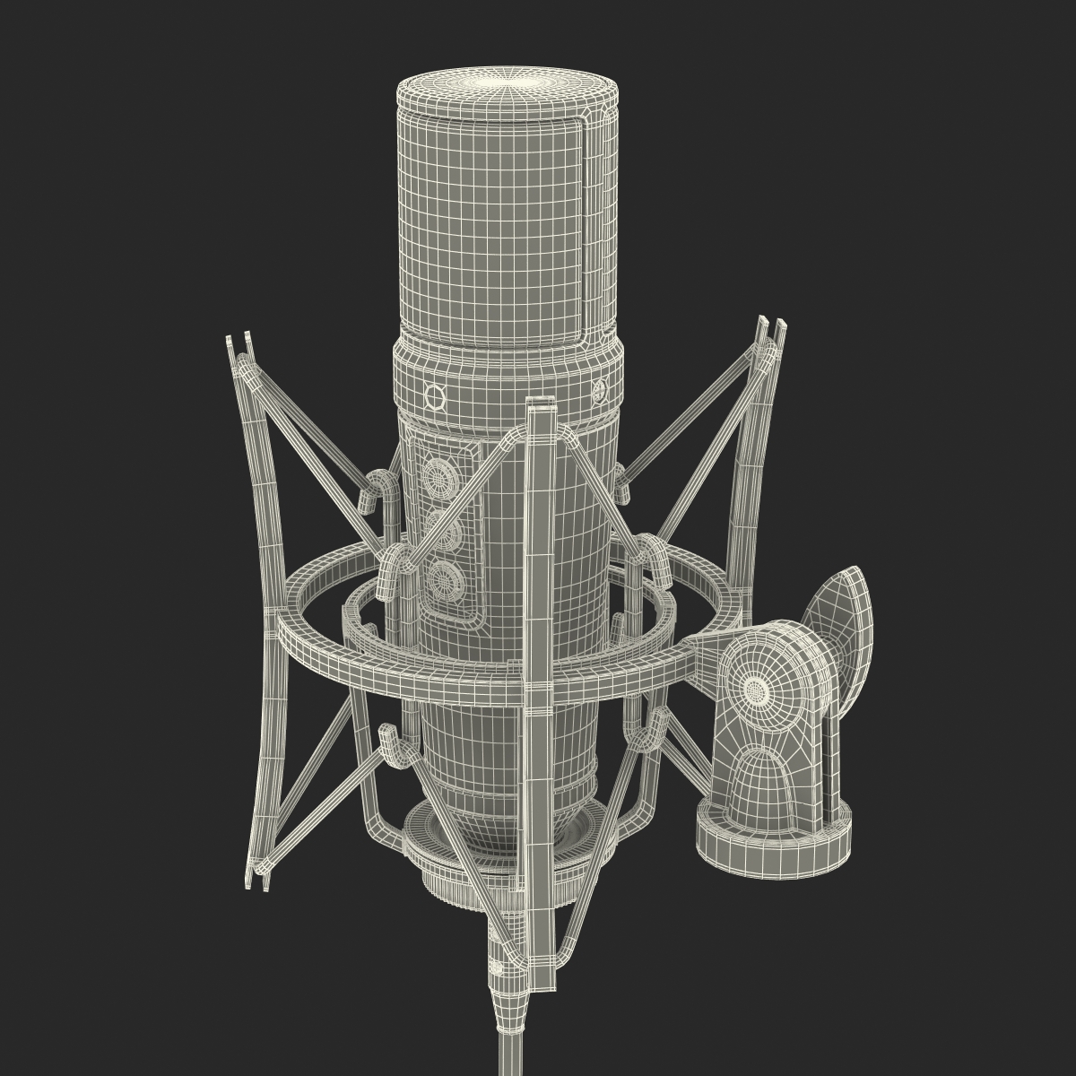 Studio Microphone 2 3D model