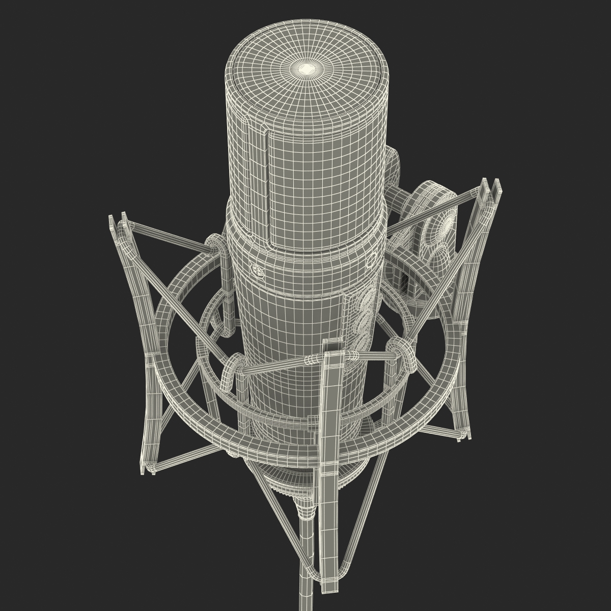 Studio Microphone 2 3D model