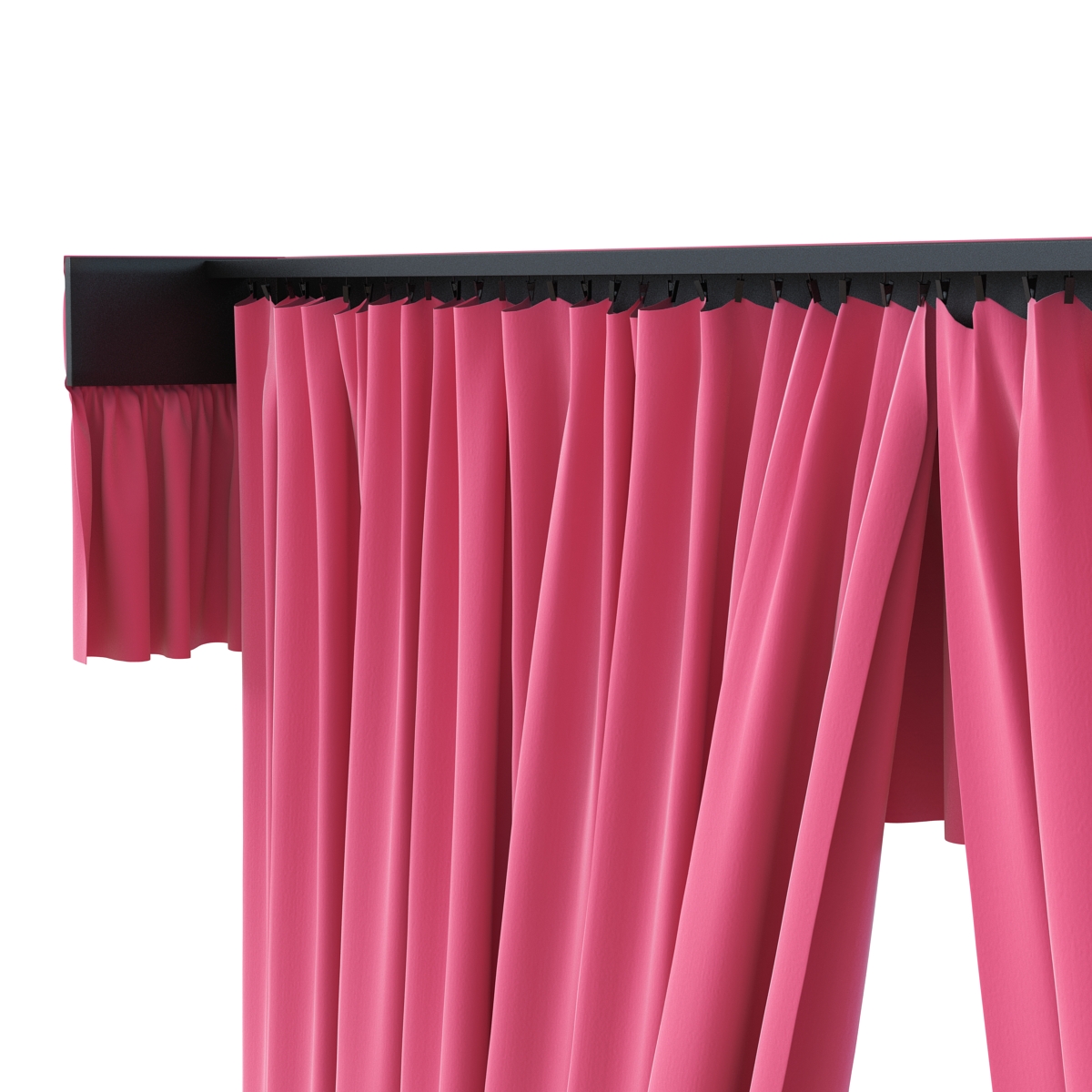 Curtain 4 Pink 3D model