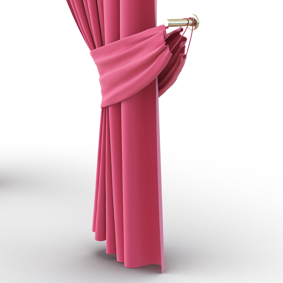 Curtain 4 Pink 3D model