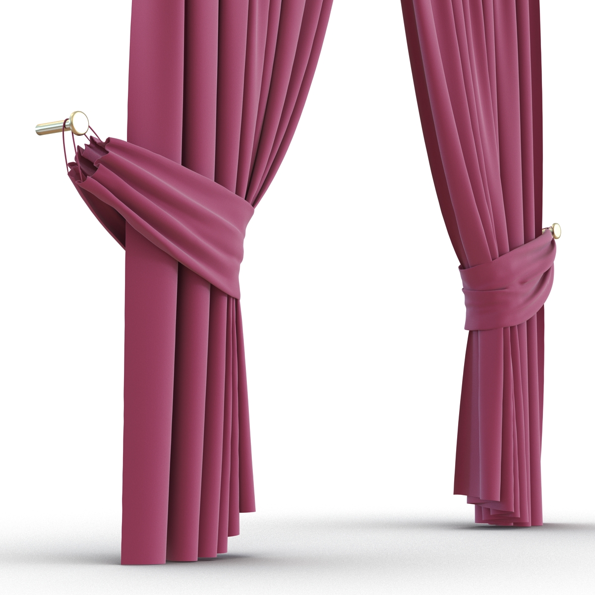 3D Curtain 4 Violet