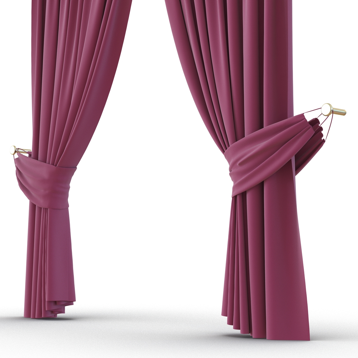 3D Curtain 4 Violet