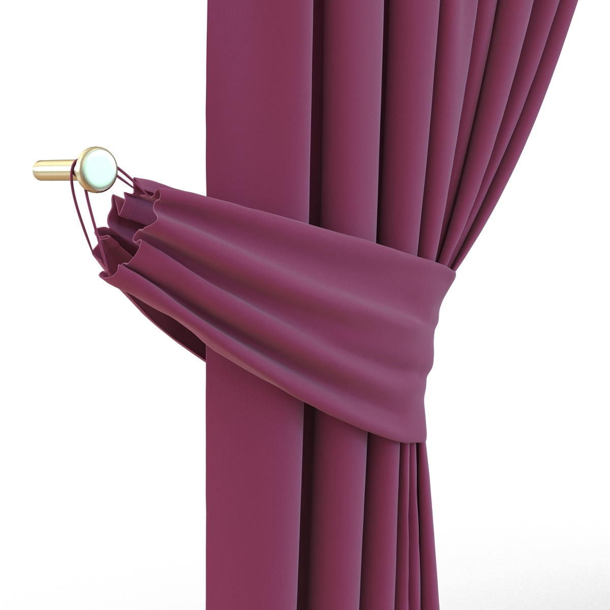 3D Curtain 4 Violet