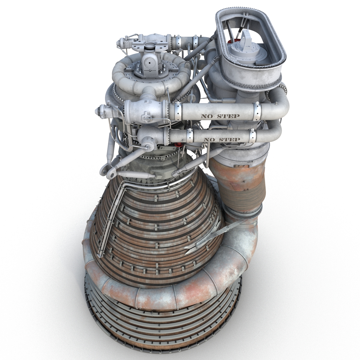 Rocket Engine F-1 3D