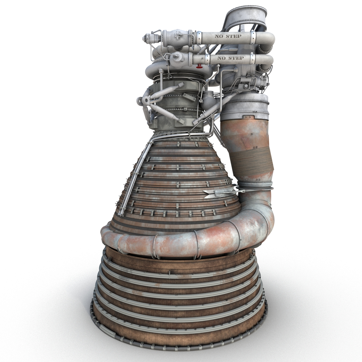 Rocket Engine F-1 3D