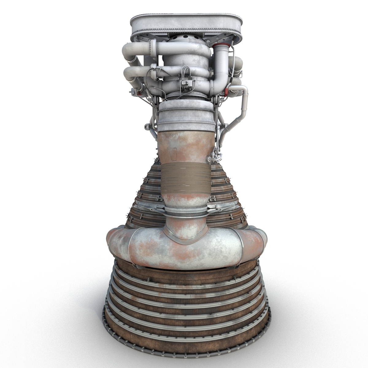 Rocket Engine F-1 3D