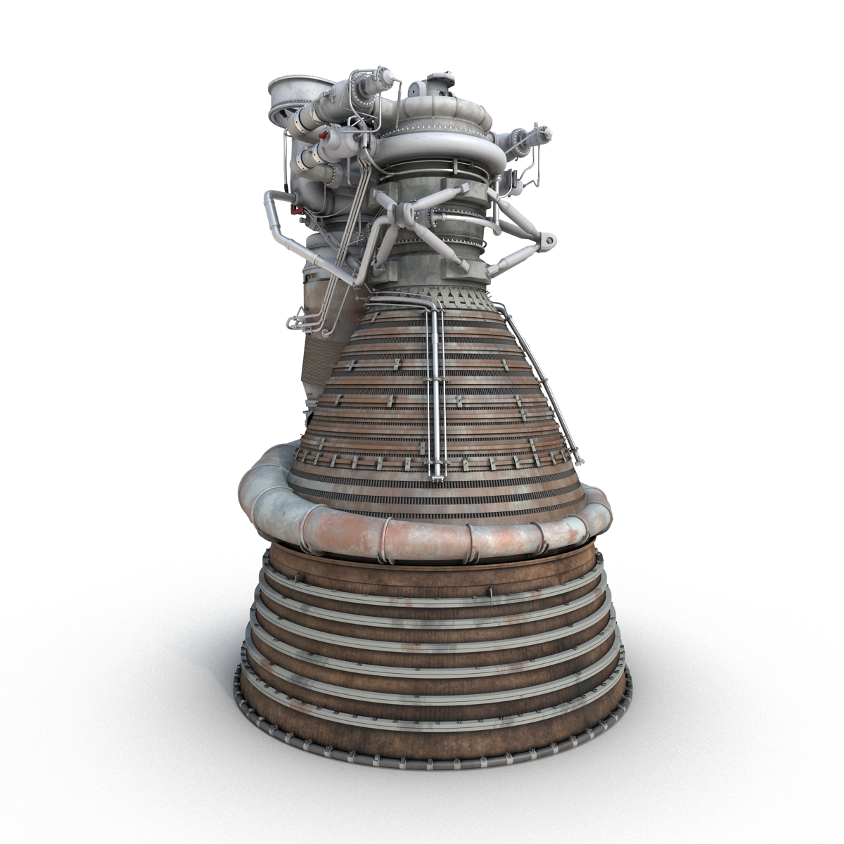 Rocket Engine F-1 3D