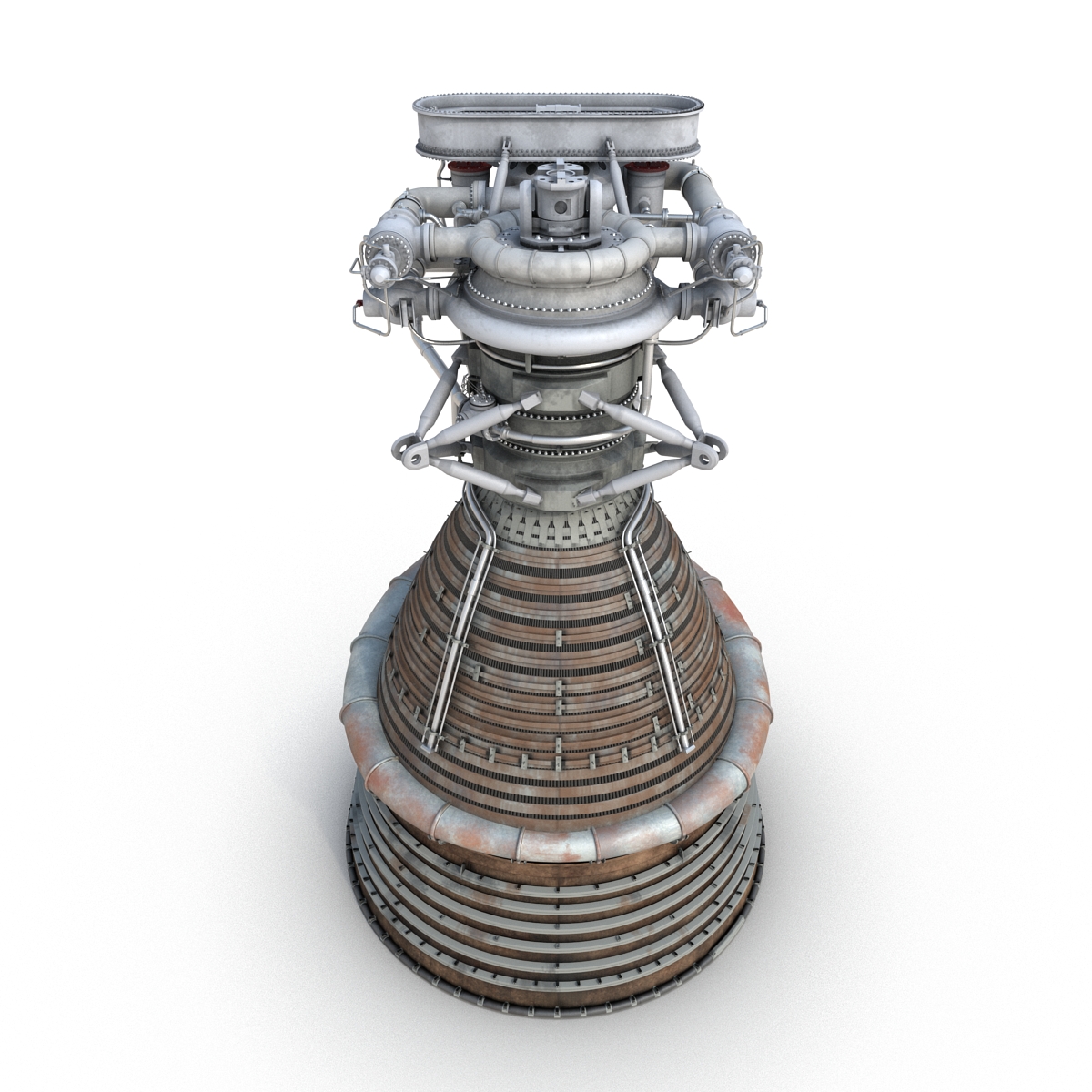 Rocket Engine F-1 3D