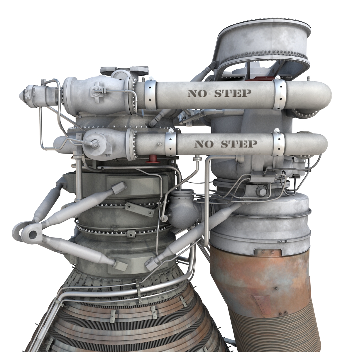 Rocket Engine F-1 3D