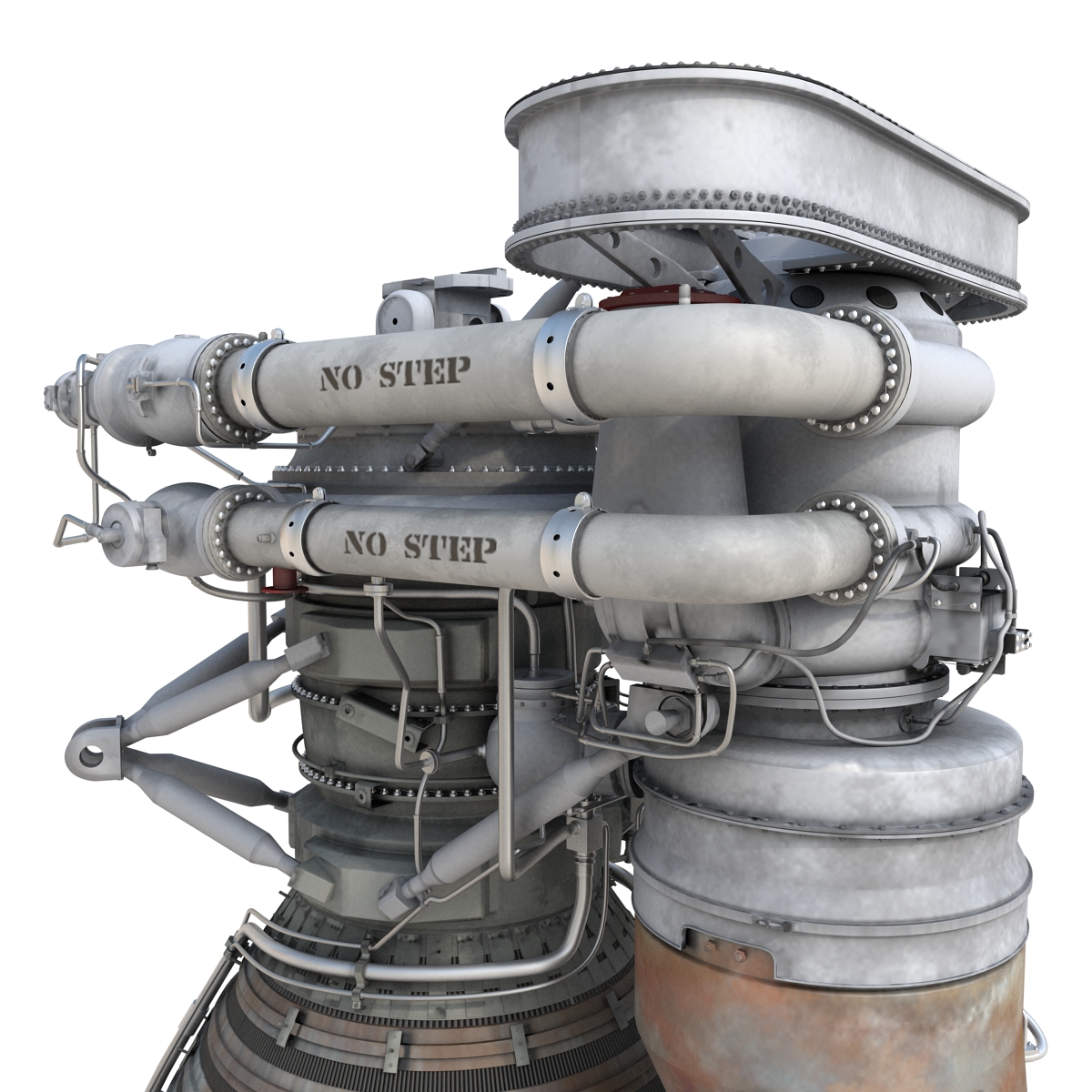 Rocket Engine F-1 3D