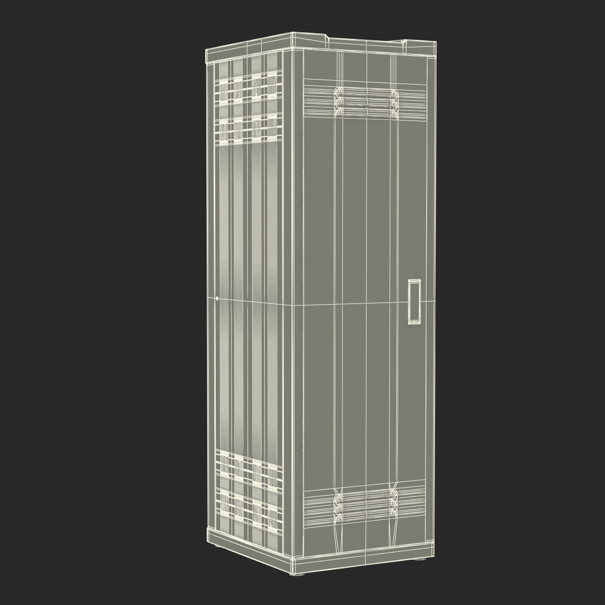 3D model Dell Servers in Rack