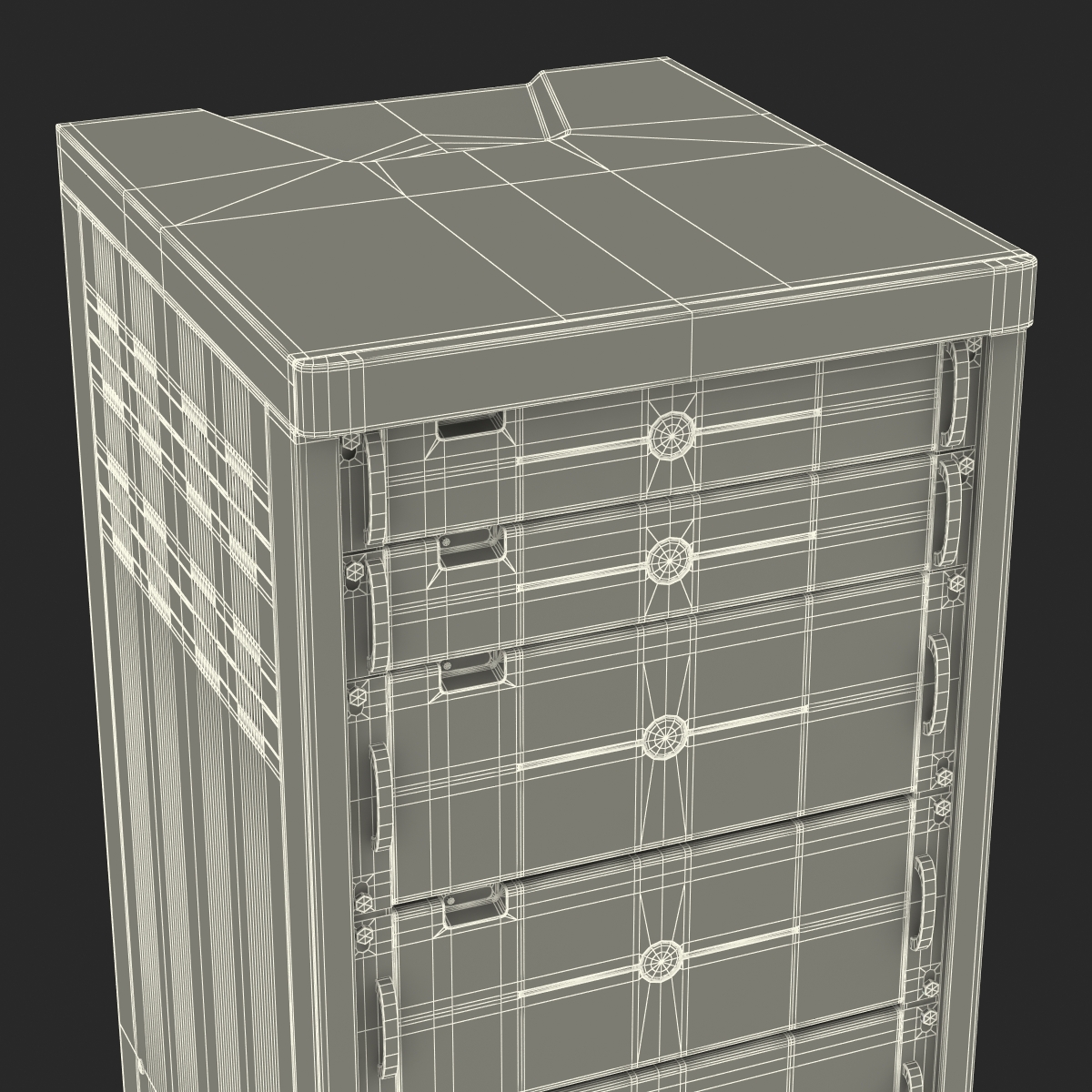 3D model Dell Servers in Rack