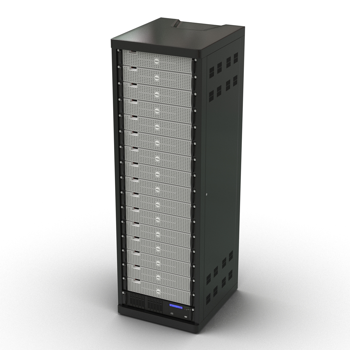 Dell Servers in Rack 2 3D