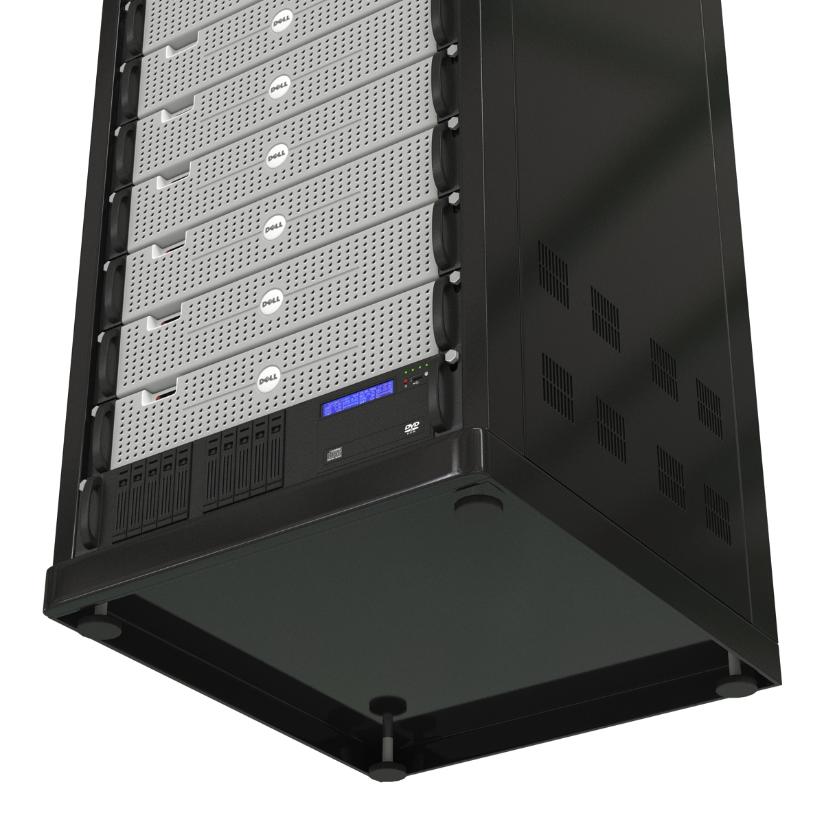 Dell Servers in Rack 2 3D