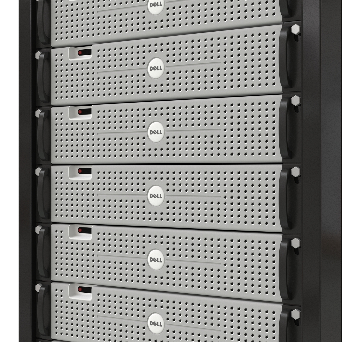 Dell Servers in Rack 2 3D