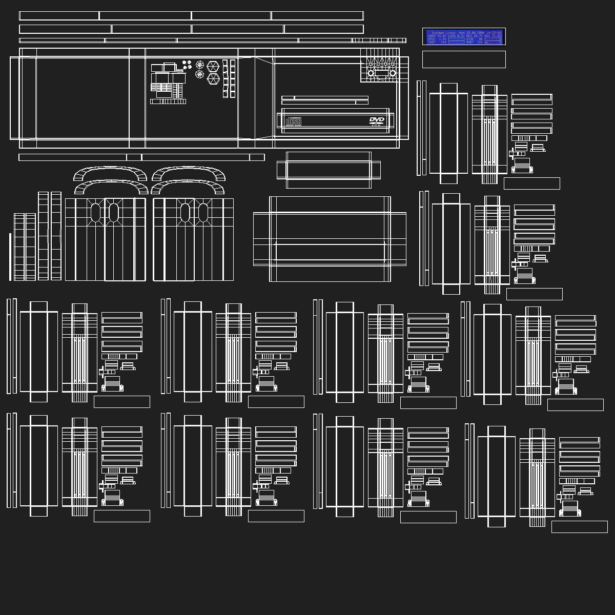 Dell Servers in Rack 2 3D