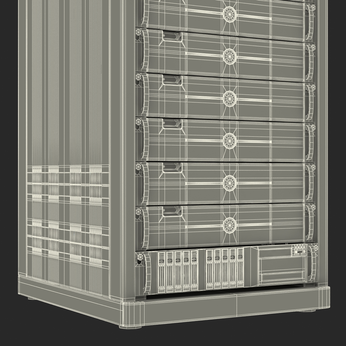 Dell Servers in Rack 2 3D