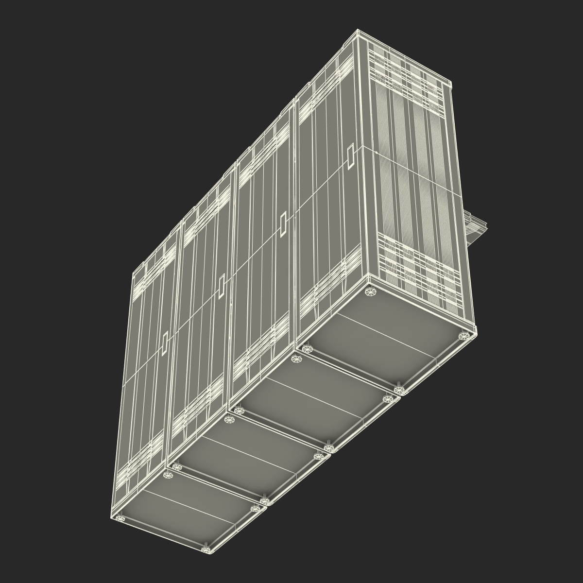 Generic Server Racks Set 3D model