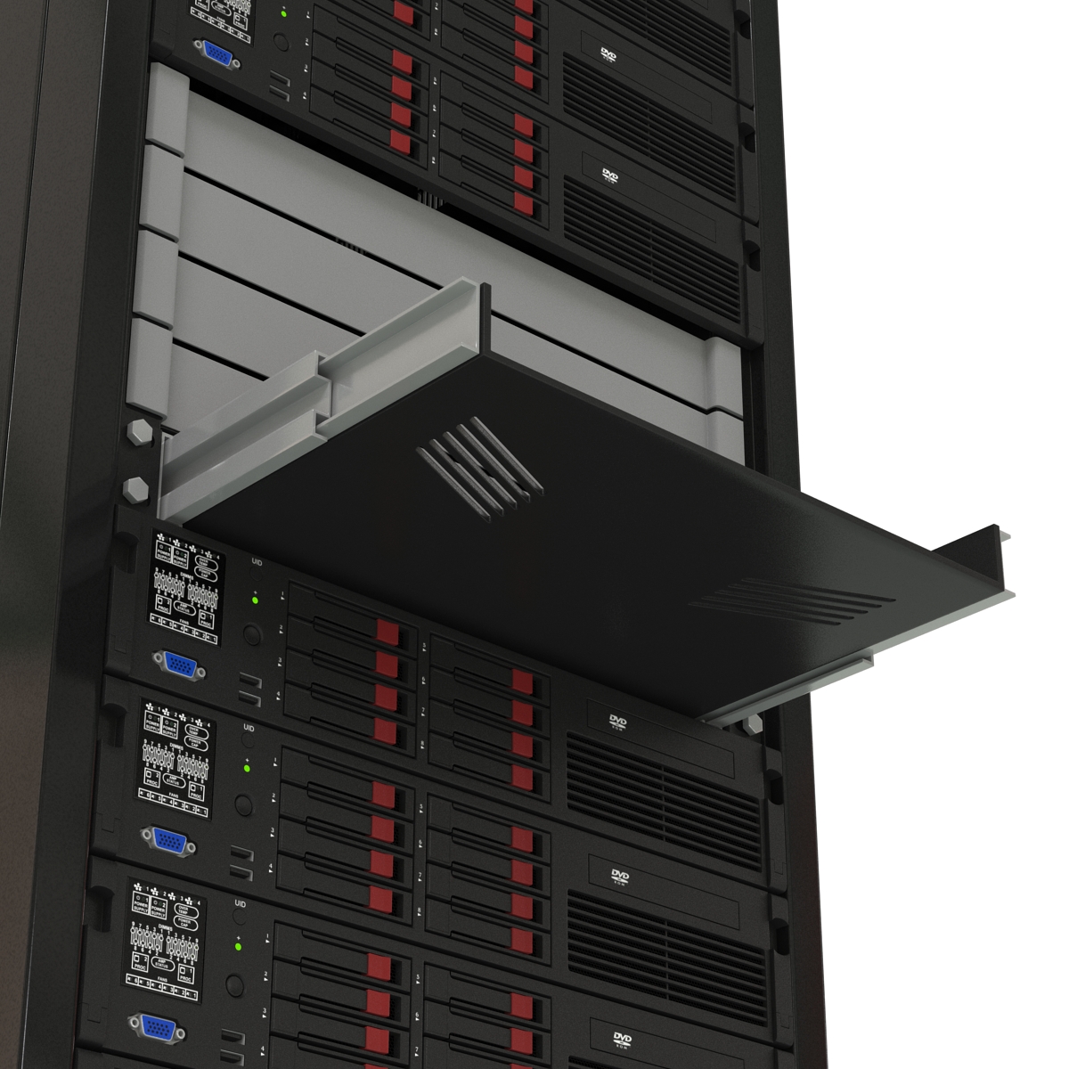 Servers in Rack 2 3D